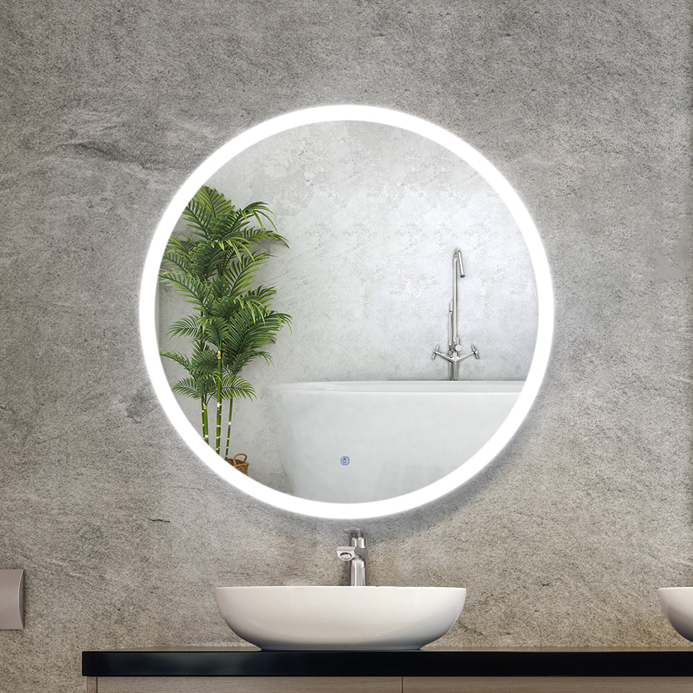 Embellir Wall Mirror 90cm with Led light Makeup Home Decor Bathroom Round Vanity 8