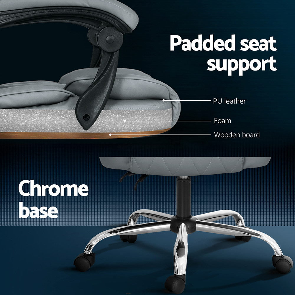 Artiss Massage Office Chair Computer Chairs High Back 6