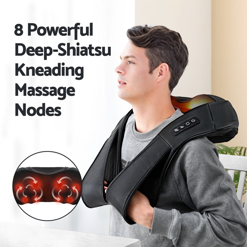 Livemor 8 Massage Nodes Neck Massager Heated 4
