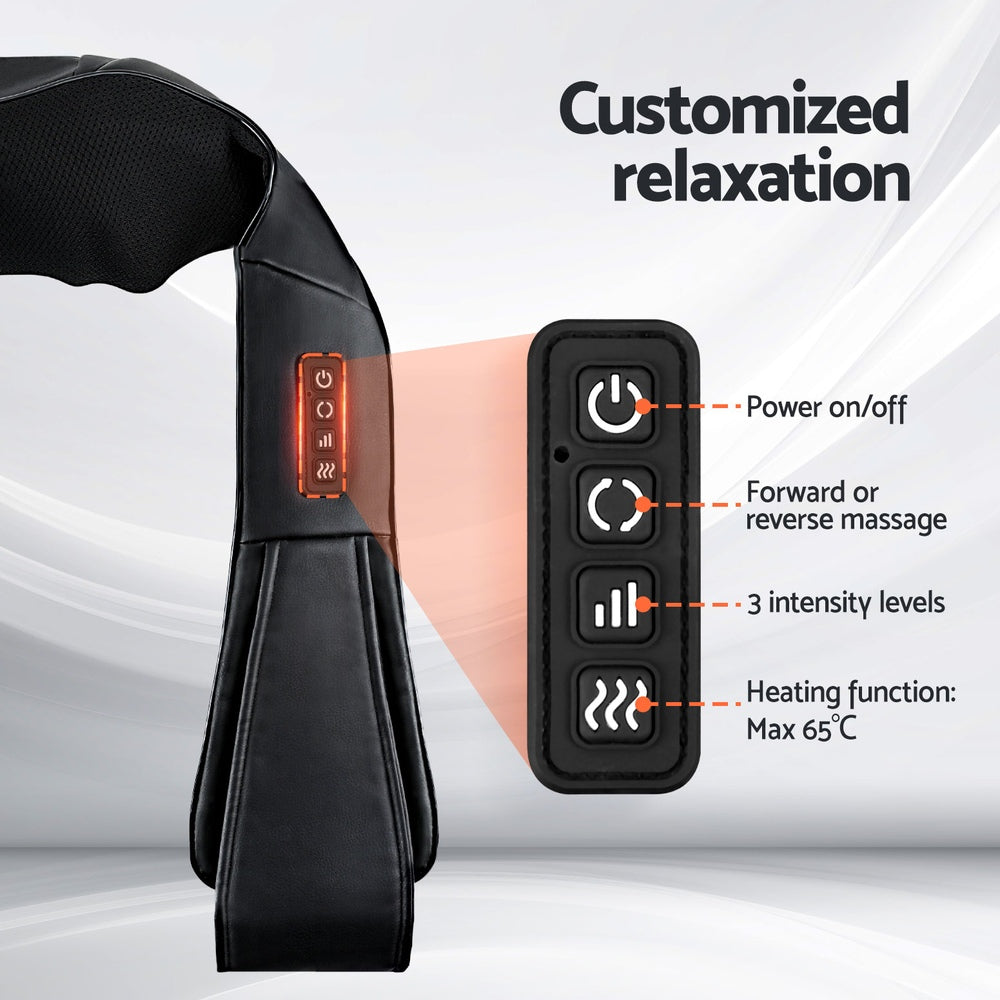 Livemor 8 Massage Nodes Neck Massager Heated 5