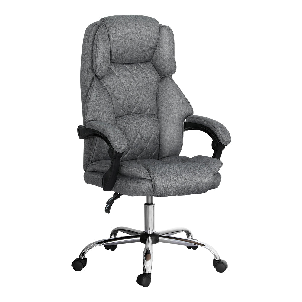 Artiss Executive Office Chair Recliner Grey 7