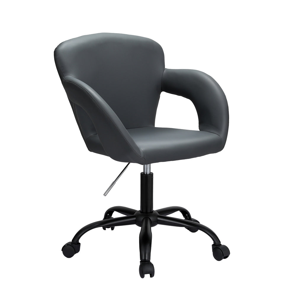 Artiss Office Chair Mid Back Grey 7