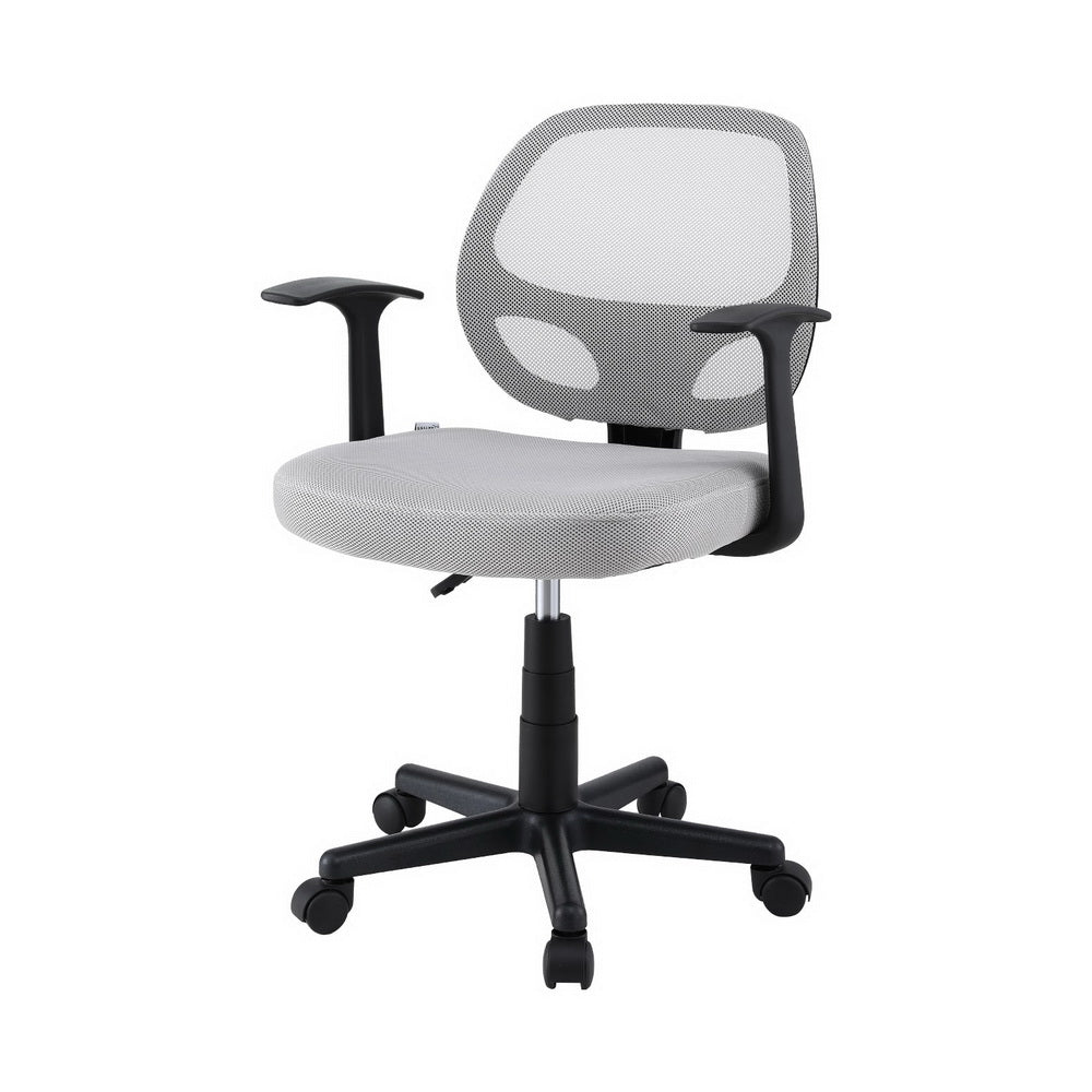 Artiss Mesh Office Chair Computer Gaming Desk Chairs Work Study Mid Back Grey 7