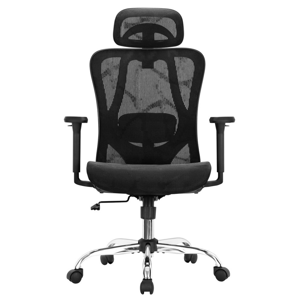 Artiss Ergonomic Office Chair Recline Black 3