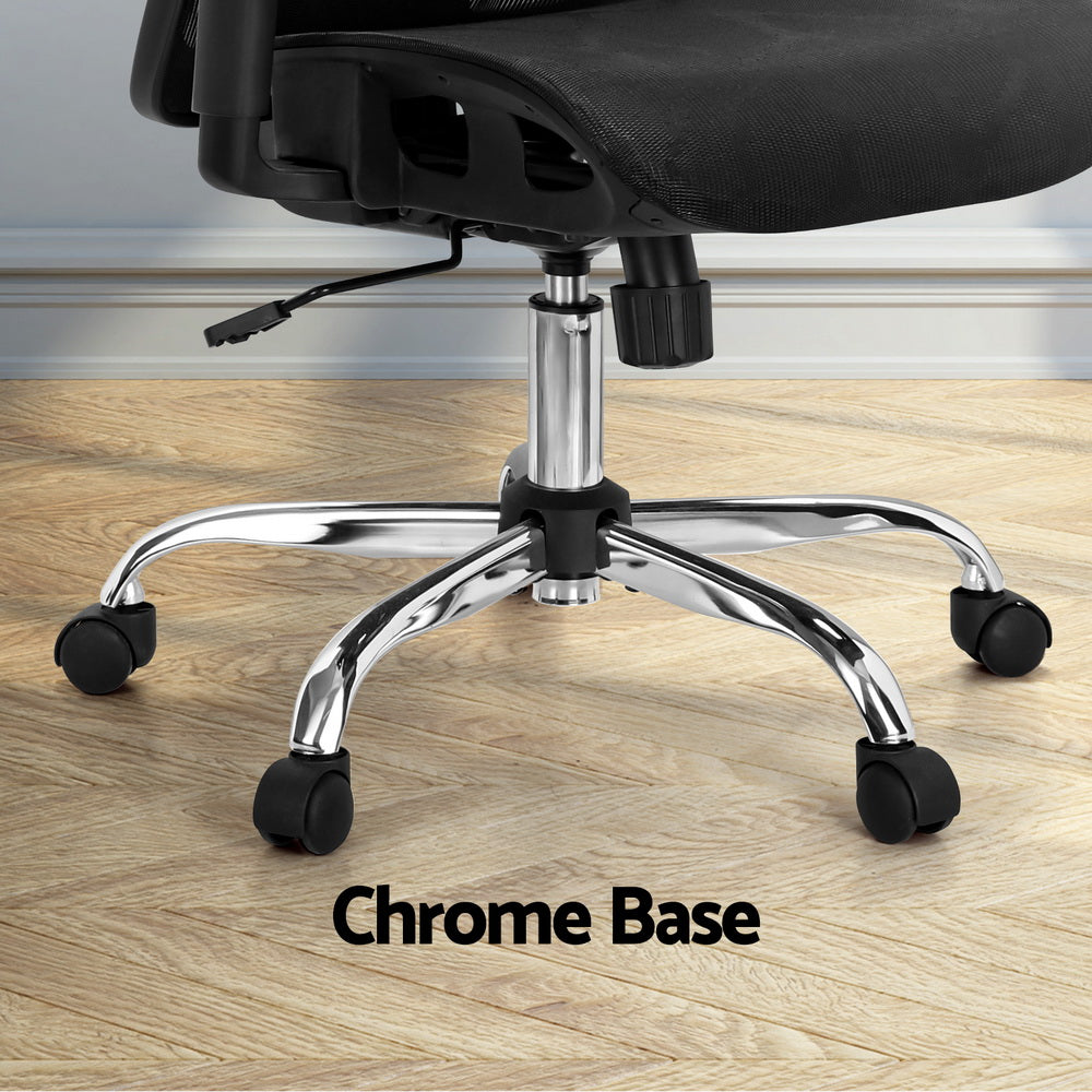 Artiss Ergonomic Office Chair Recline Black 6
