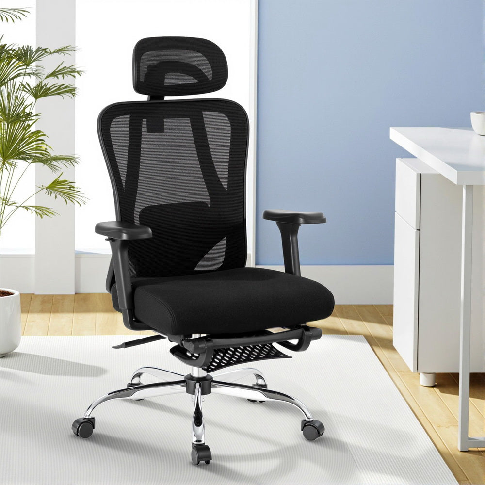 Artiss Ergonomic Mesh Office Chair Black 8