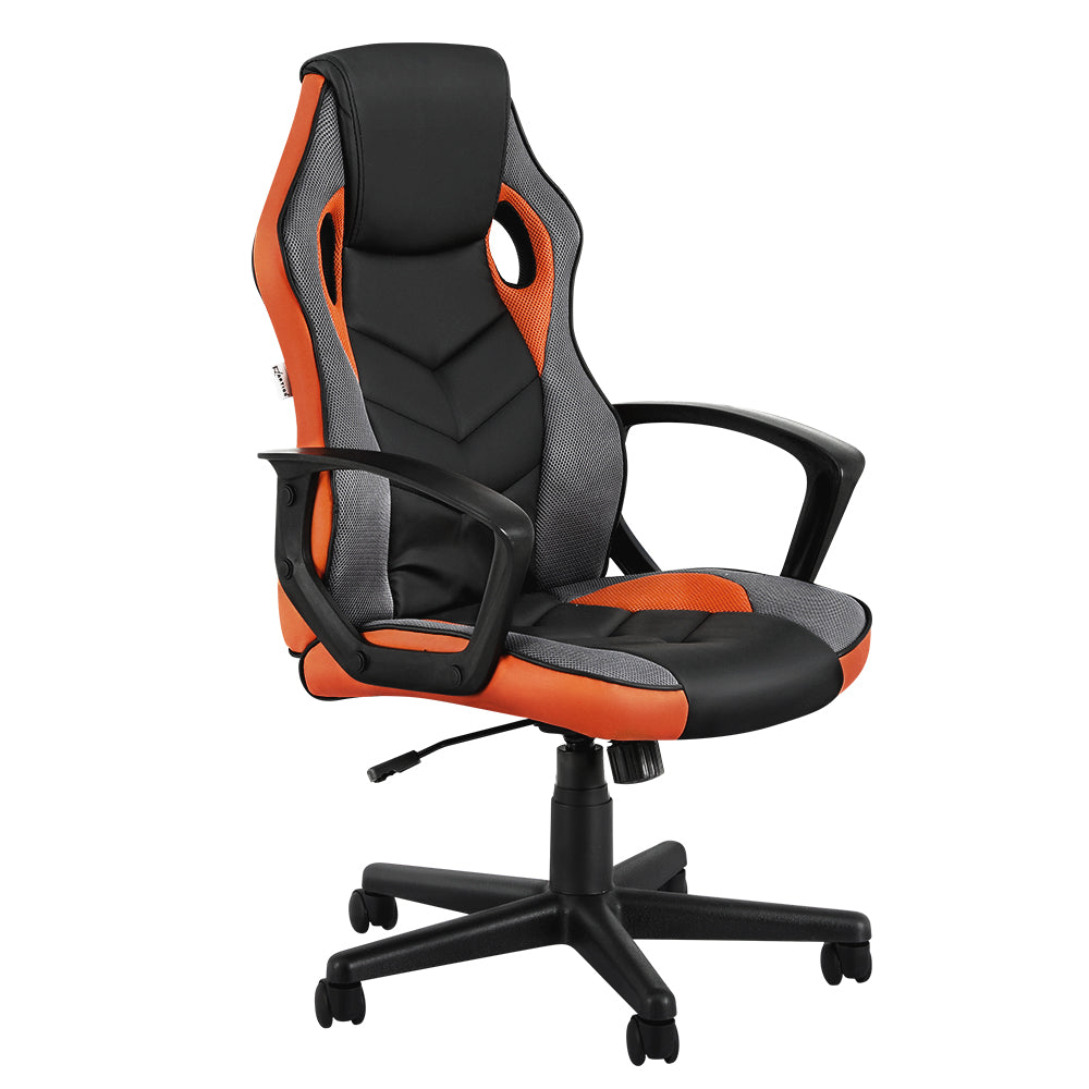 Artiss Gaming Office Chair Computer Executive Racing Chairs High Back Orange 7