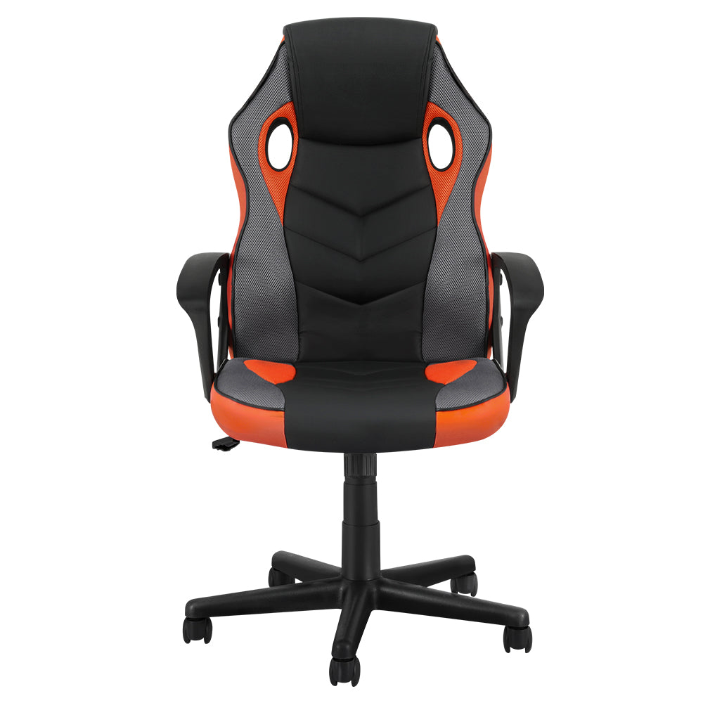 Artiss Gaming Office Chair Computer Executive Racing Chairs High Back Orange 3