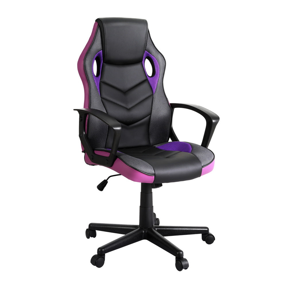 Artiss Gaming Office Chair Computer Chairs Purple 7