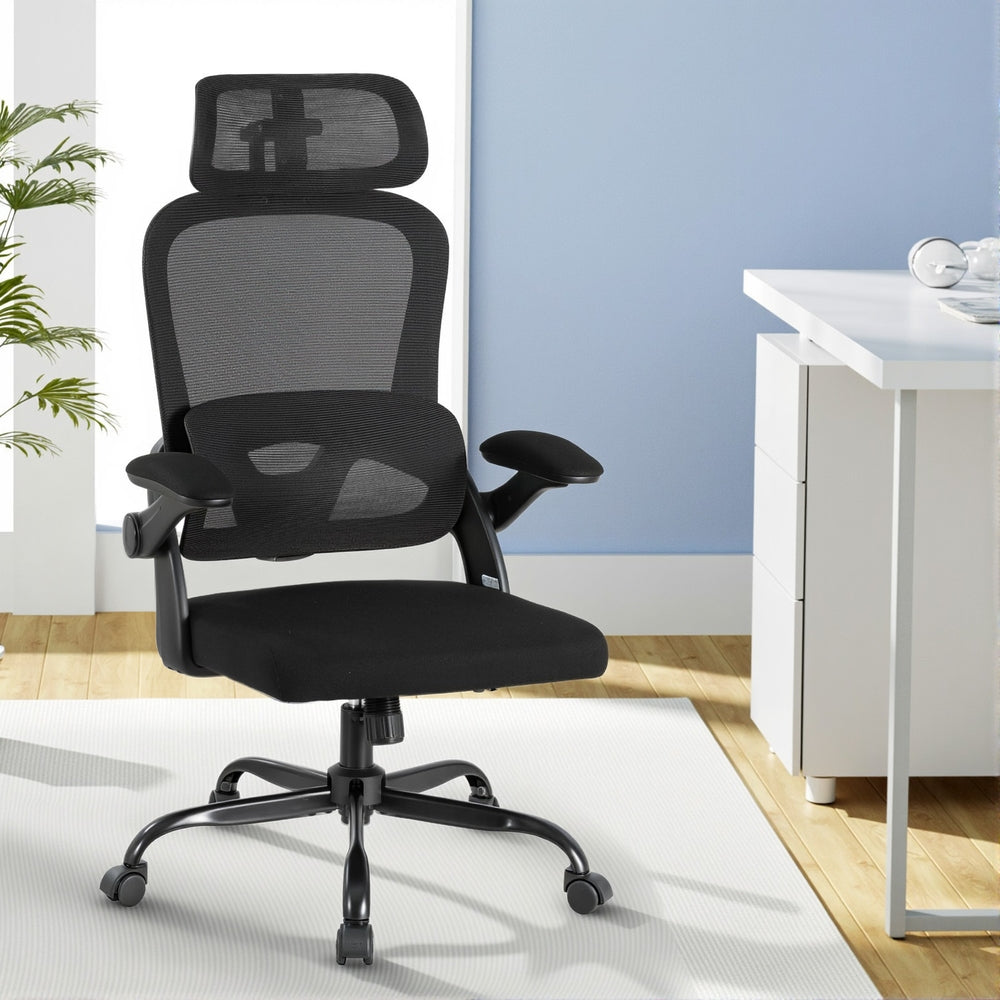 Artiss Ergonomic Office Chair Mesh Chairs Black 8