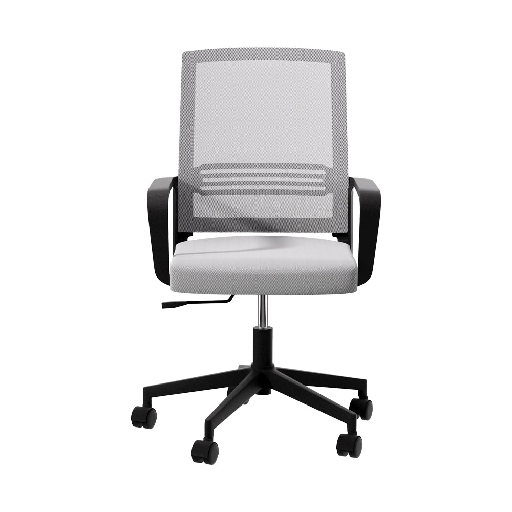 Artiss Mesh Office Chair Computer Gaming Desk Chairs Work Study Mid Back Grey 3