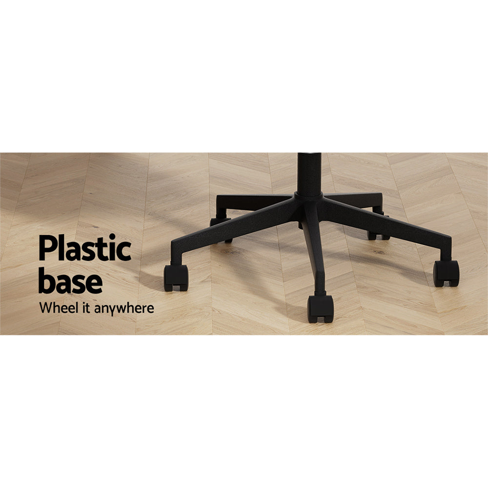 Artiss Mesh Office Chair Computer Gaming Desk Chairs Work Study Mid Back Grey 6