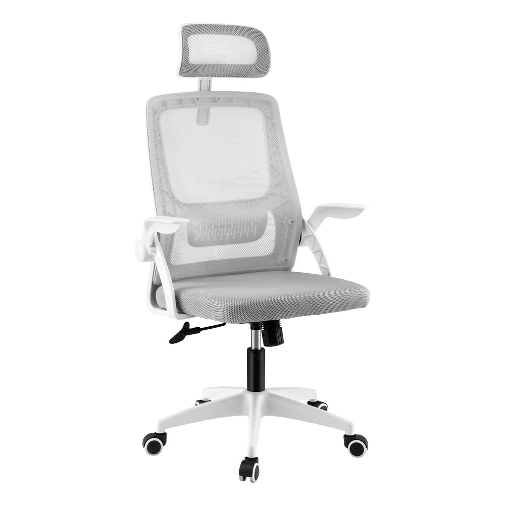 Artiss Ergonomic Office Chair Computer Desk Chairs Headrest Adjustable Grey 7