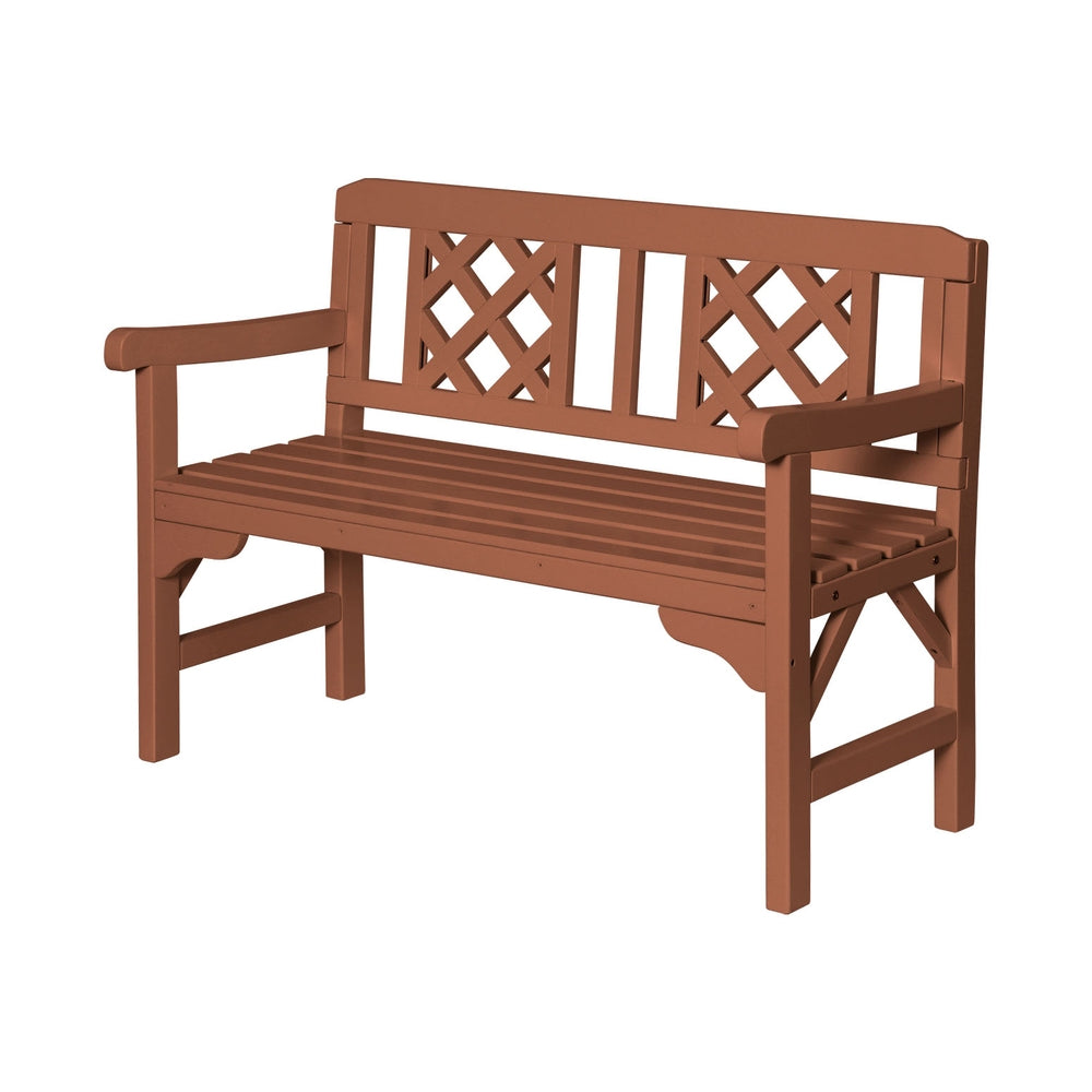 Gardeon Outdoor Garden Bench Wooden Chair 2 Seat Patio Furniture Lounge Natural 8