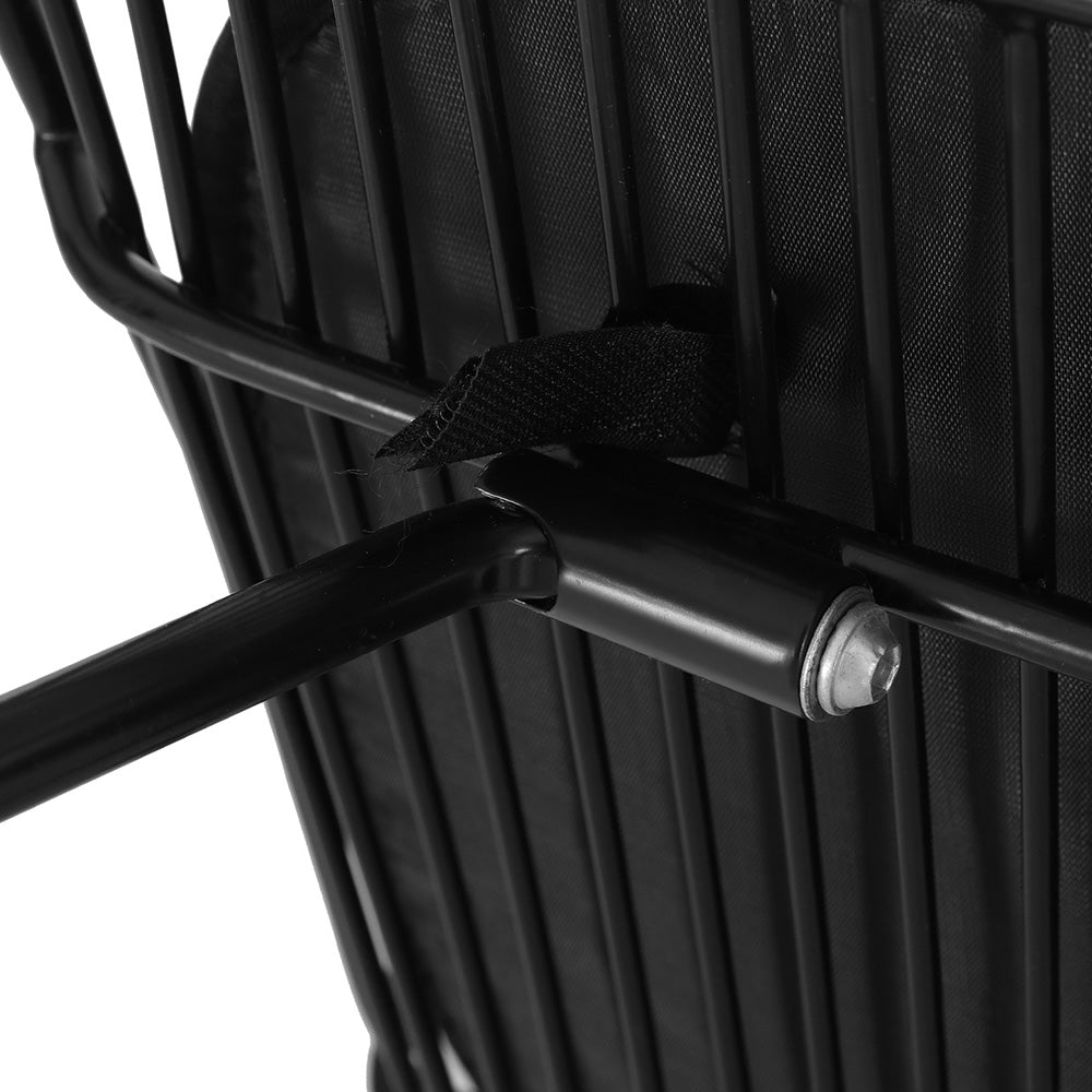 Gardeon 2PC Outdoor Dining Chairs Steel Lounge Chair Patio Garden Furniture 6