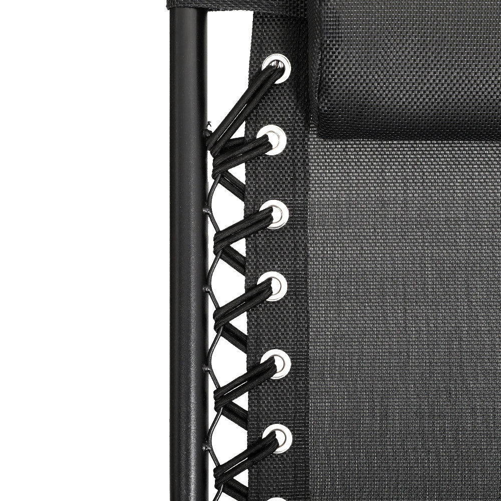 Gardeon Outdoor Rocking Chair Folding Reclining Recliner Patio Furniture Garden 6