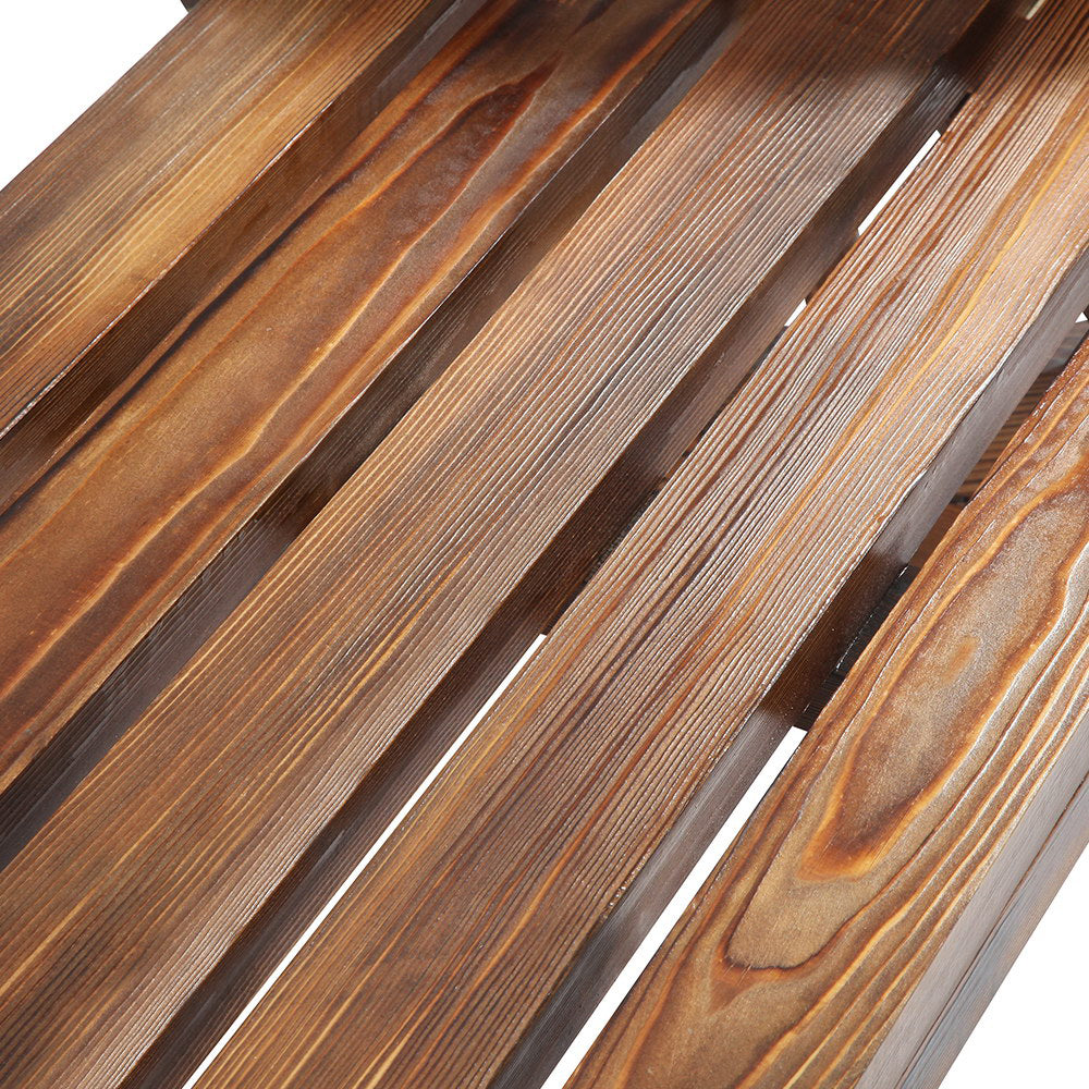 Gardeon Outdoor Garden Bench Wooden 2 Seater Wagon Chair Patio Furniture Brown 7