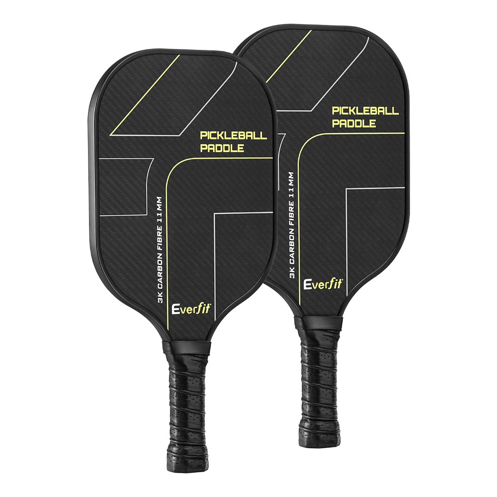 Everfit 2PCS Pickleball Paddles Set Outdoor Pickle Balls Rackets with Cover Bag Training 3