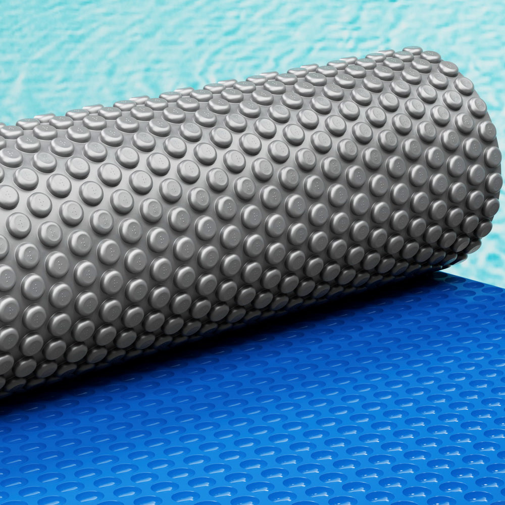 Aqua Buddy Pool Cover 600 Micron Bubble Heat Solar Blanket Blue Silver 10.5x4.2m 7