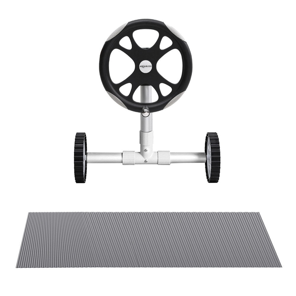 Aqua Buddy Pool Cover 600 Micron Solar Heat Blanket LDPE 10.5x4.2m w/ 5.55m Roller 3