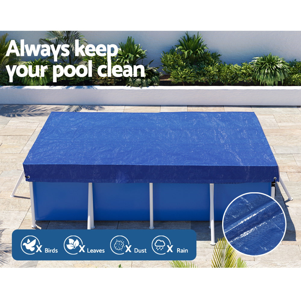 Aquabuddy Pool Cover 3x2m Above-ground Swimming Pool Blanket Blue 5