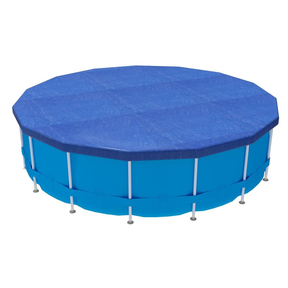Aqua Buddy Pool Cover Fit 3.66m Round Above-ground Swimming Pool Blanket Blue 7