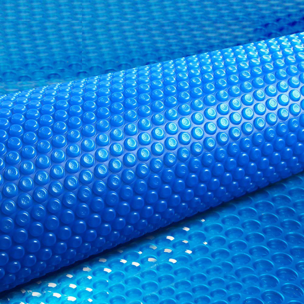 Aquabuddy Pool Cover 8x4.2m 400 Micron Swimming Pool Solar Blanket Blue 8