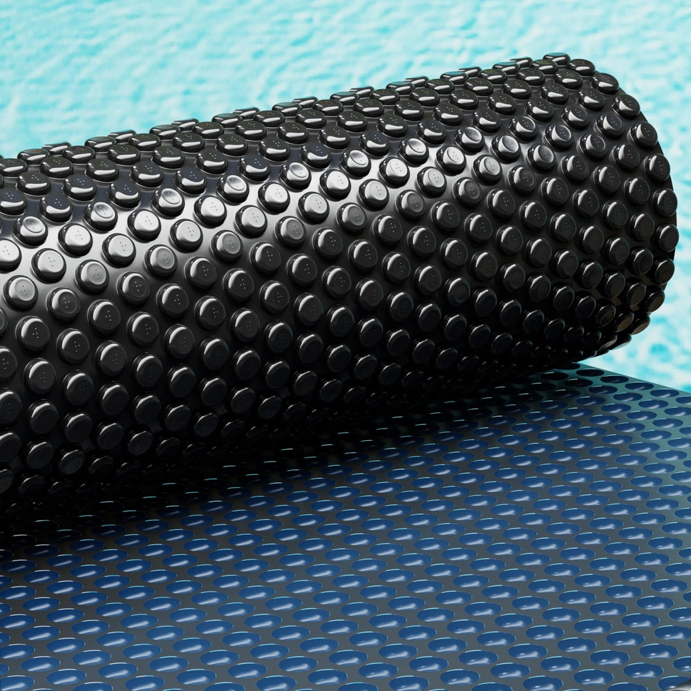 Aqua Buddy Pool Cover 600 Micron 9.5x5m Swimming Pool Solar Blanket Blue Black