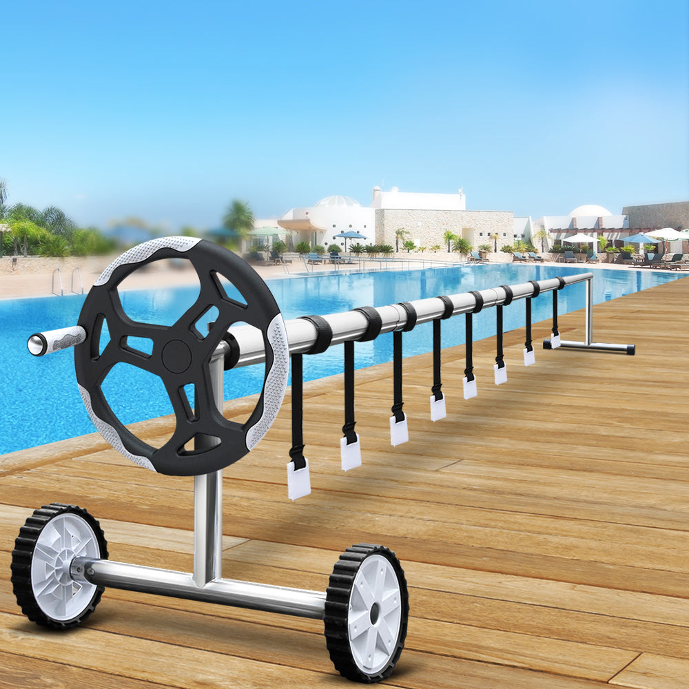Aquabuddy Pool Cover Roller 5.5m Adjustable Swimming Pool Solar Blanket Reel 7
