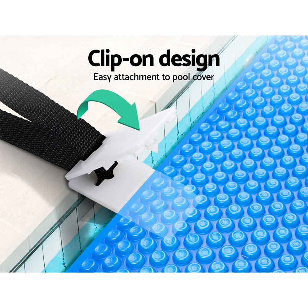 Aquabuddy Pool Cover Roller Attachment Swimming Pool Reel Straps Kit 8PCS 4