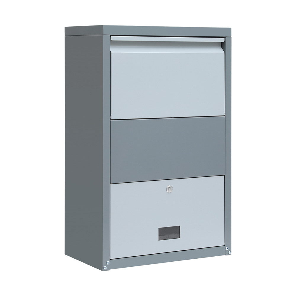 Gardeon Parcel Letterbox Drop Box Package Grey 3