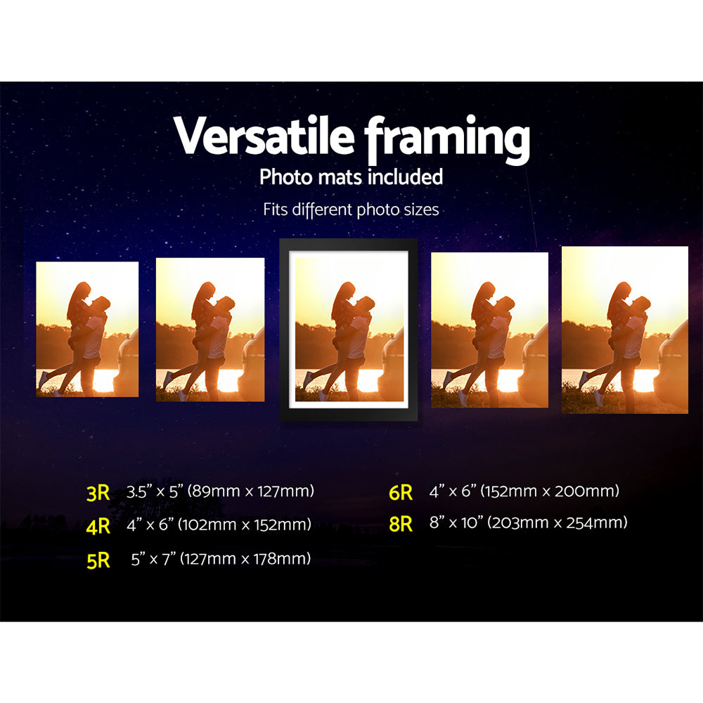 Artiss Photo Frames Art Holder 11PCS 5x7" 6x8" 8x10" Black 5