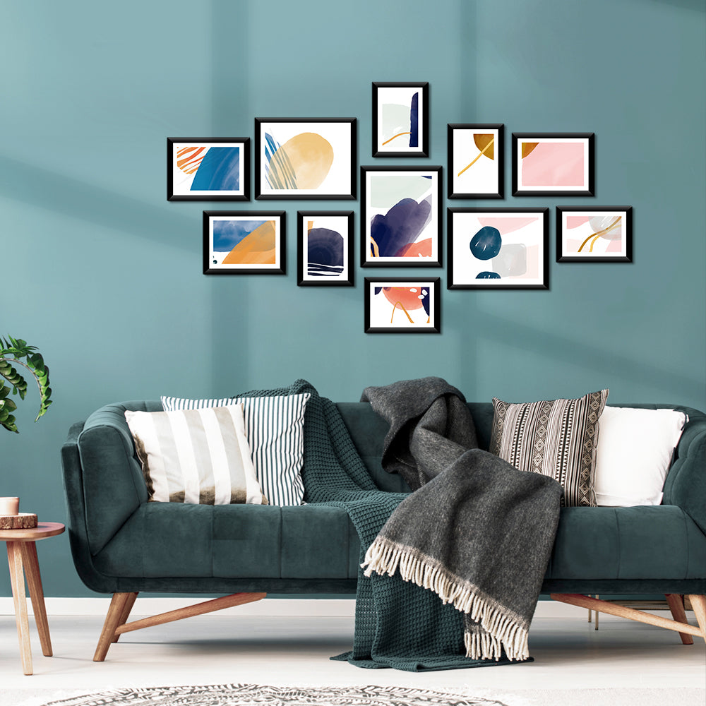 Artiss Photo Frames Art Holder 11PCS 5x7" 6x8" 8x10" Black 7