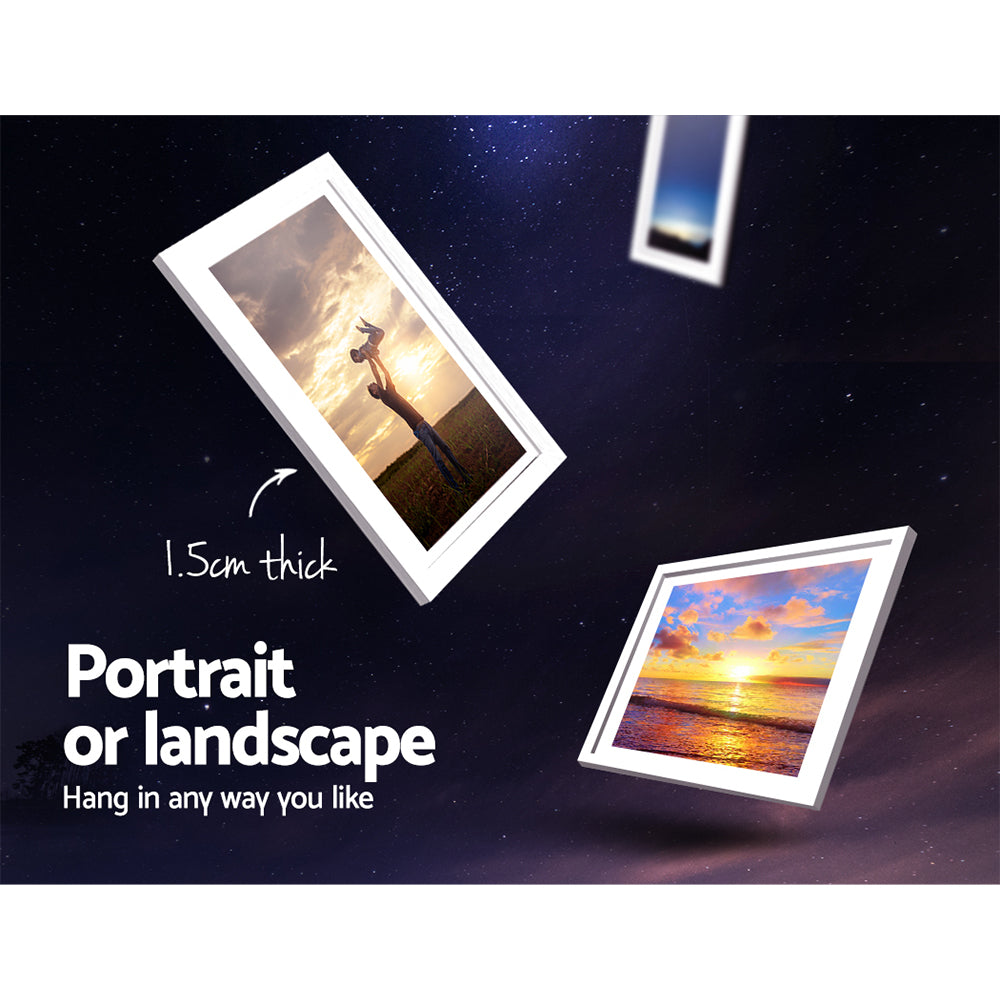 Artiss Photo Frames Art Holder 11PCS 5x7" 6x8" 8x10" White 3