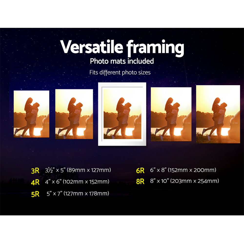 Artiss Photo Frames Art Holder 11PCS 5x7" 6x8" 8x10" White 5