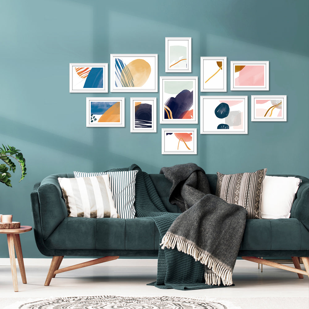 Artiss Photo Frames Art Holder 11PCS 5x7" 6x8" 8x10" White 7