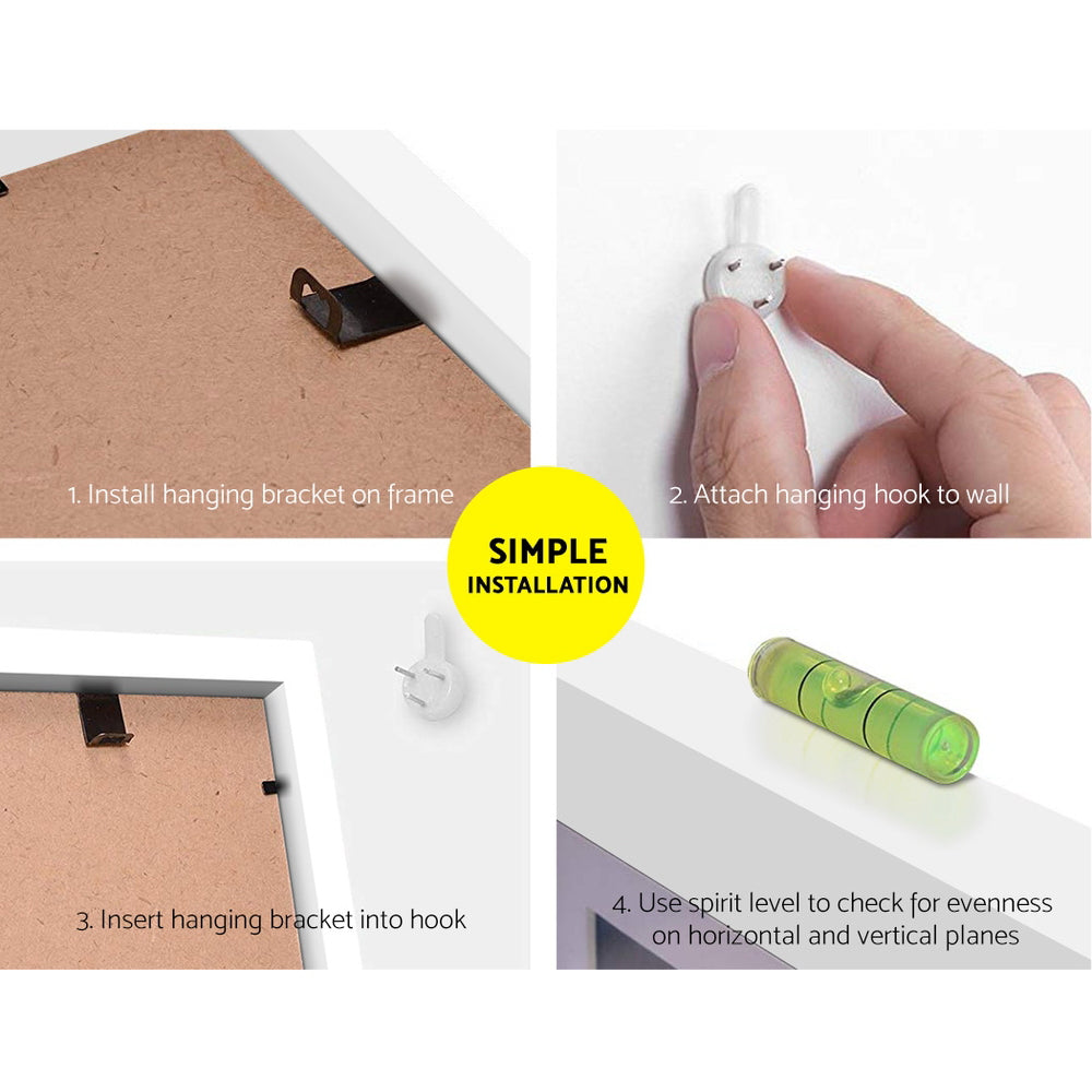 Artiss Photo Frames Art Holder 26PCS 8x10" 5x7" 4x6" 3.5x5" White 6