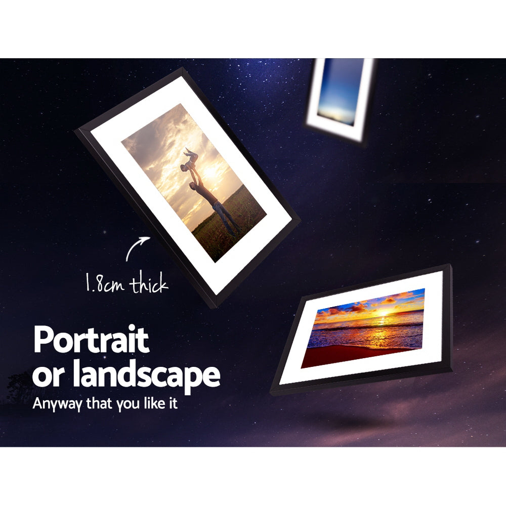 3 PCS Photo Frame Wall Set A3 Picture Home Decor Art Gift Present Black 3