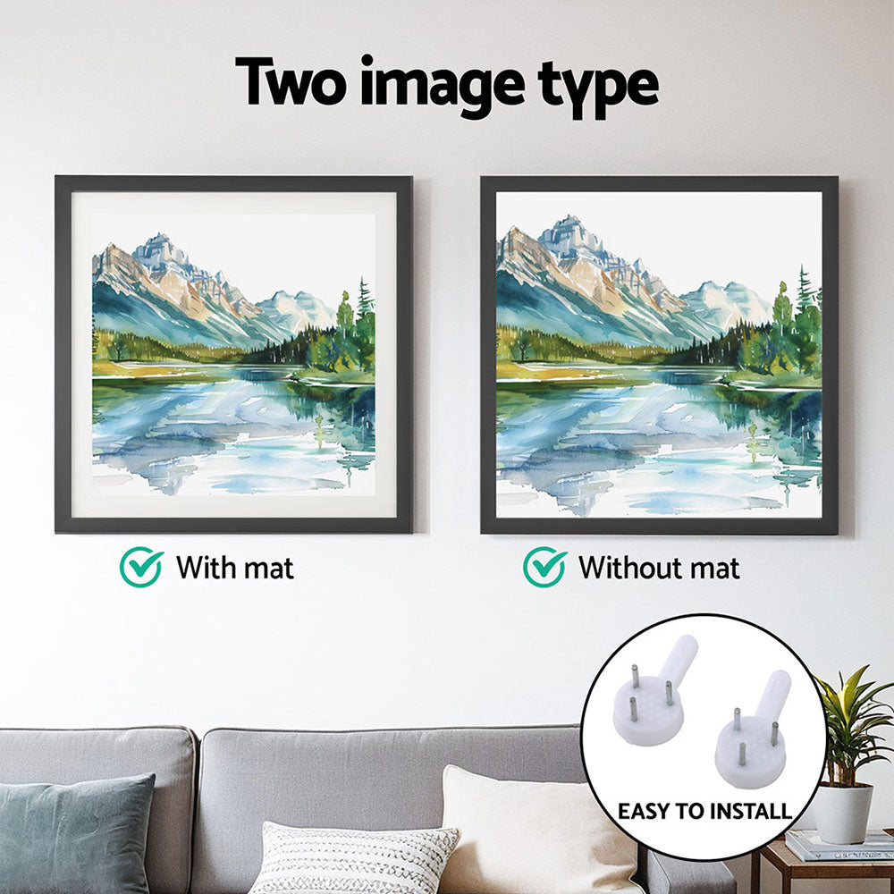 Artiss Photo Frame 2PCS Set Black 4