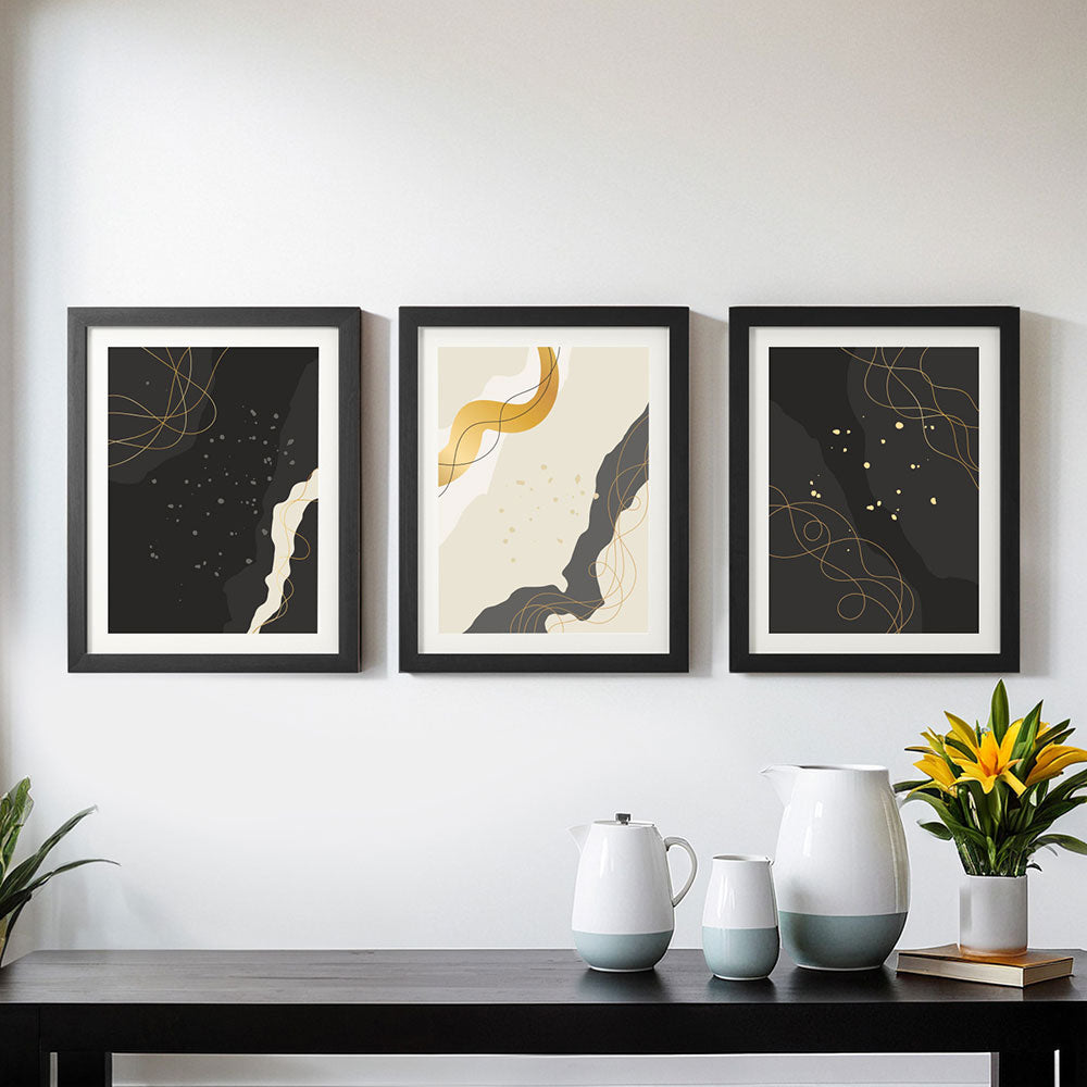 Artiss Photo Frame 3PCS Set Black 7