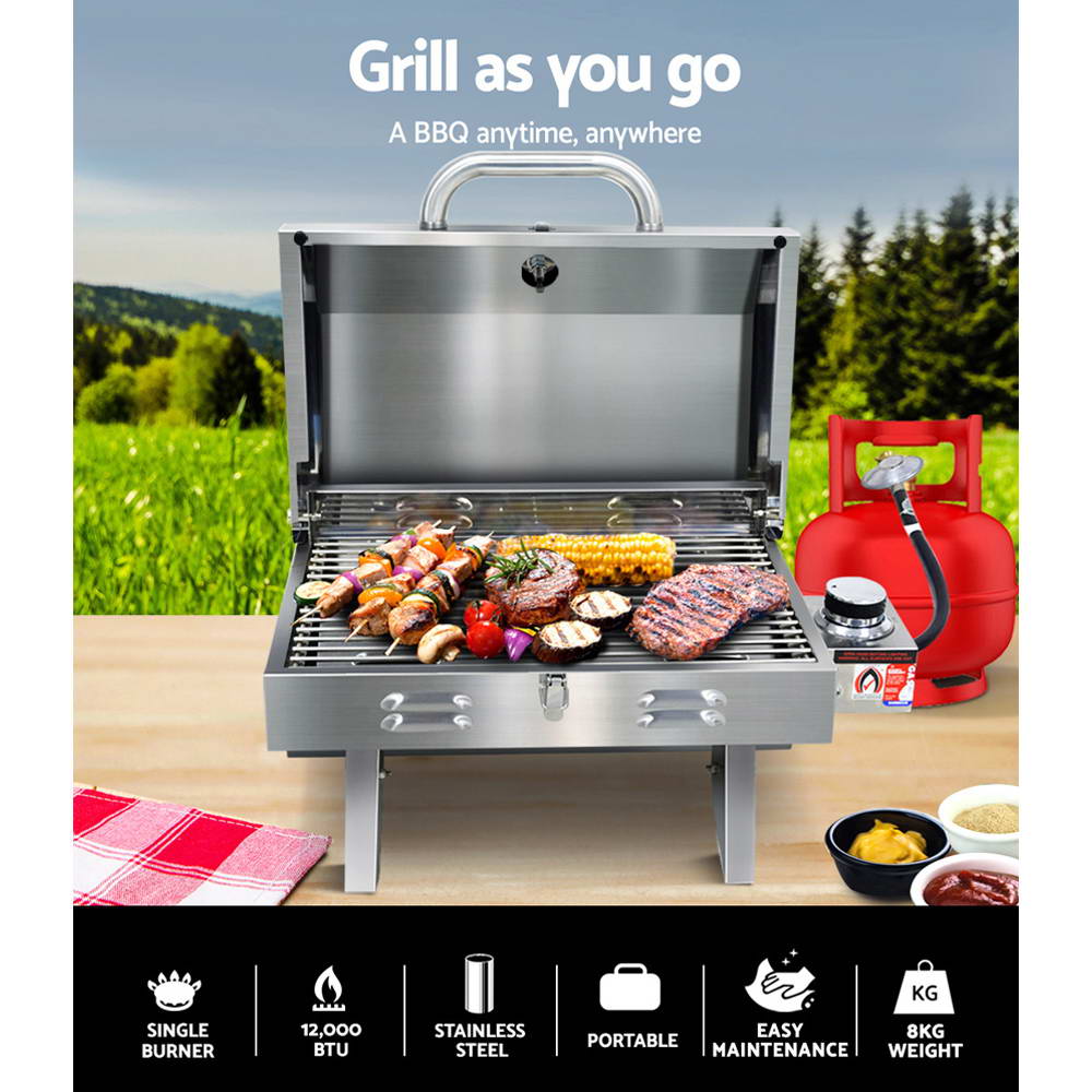Grillz Portable Gas BBQ Grill 3