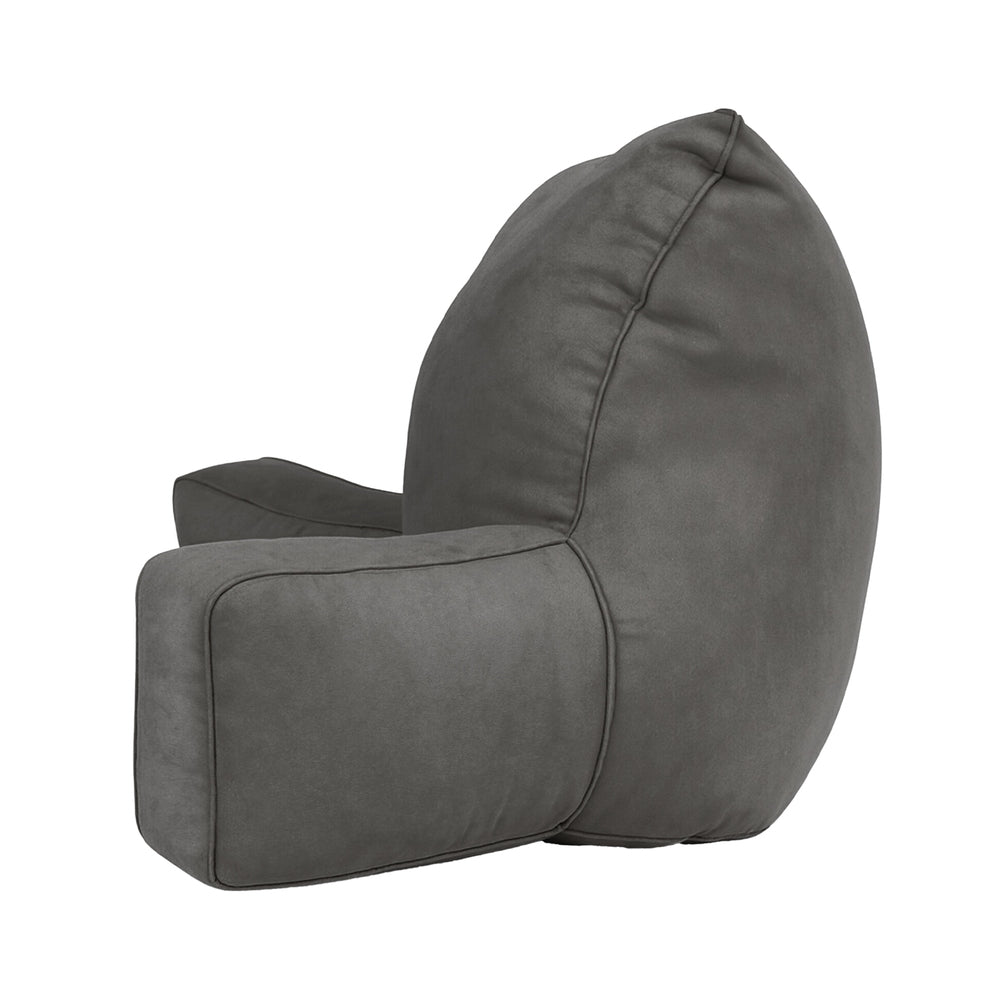 Giselle Reading Pillow Back Rest Lumbar Support Cushion Grey 3
