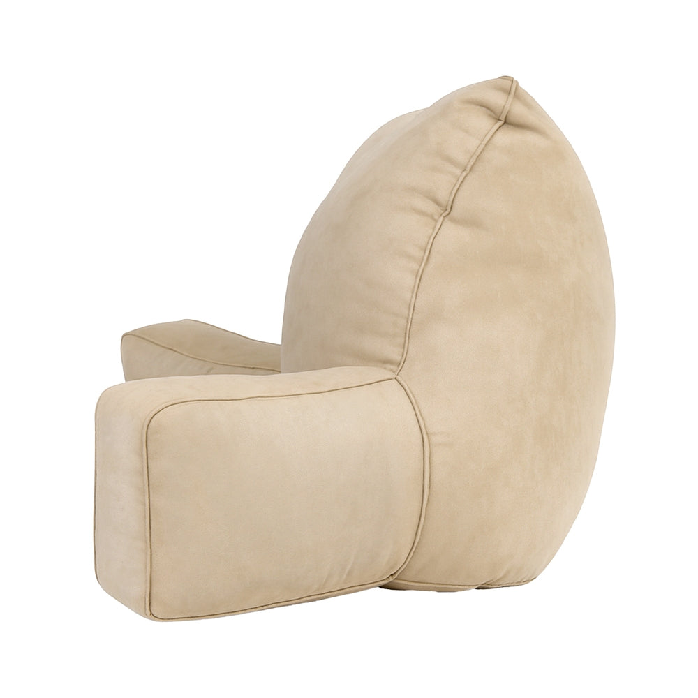 Giselle Reading Pillow Back Rest Lumbar Support Cushion Oatmeal 3