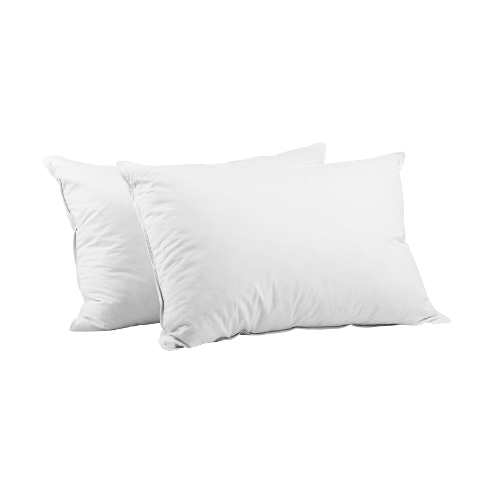 Giselle Bedding Duck Feather Down Pillow Twin Pack 8