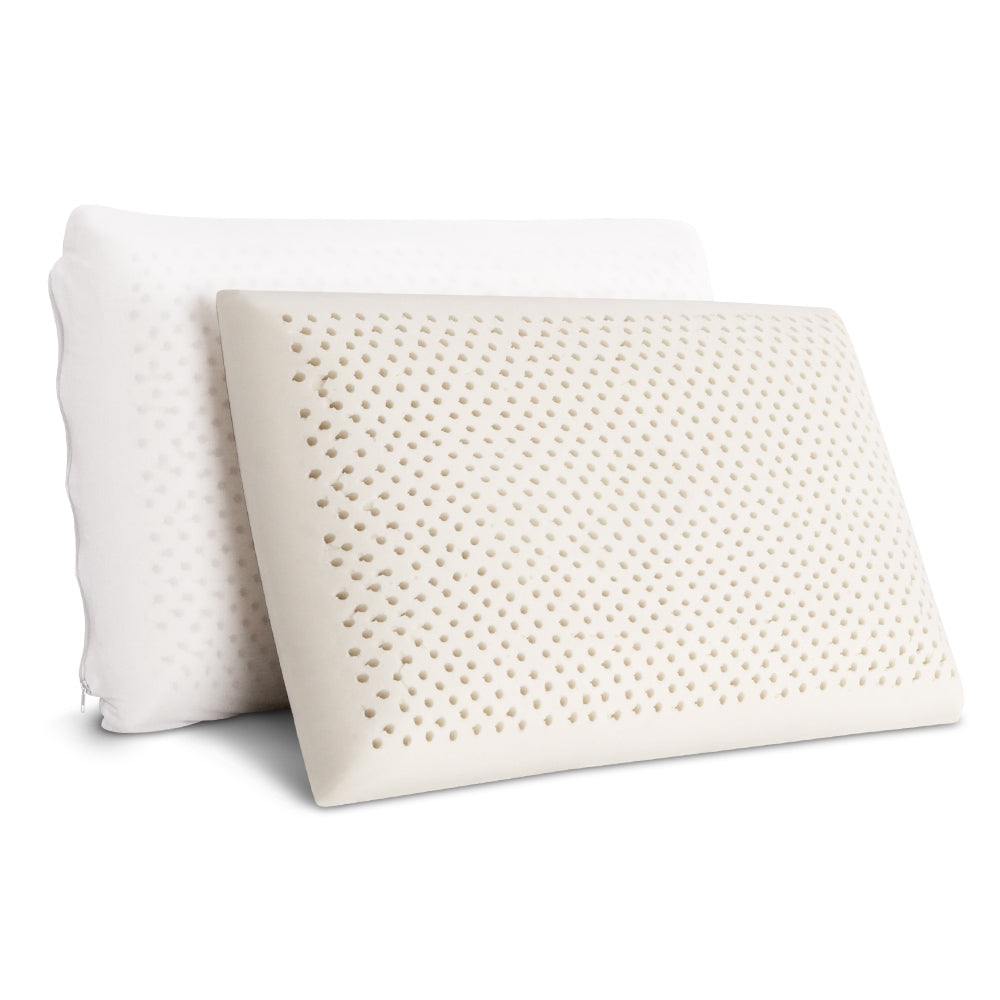 Giselle Bedding Natural Latex Pillow Classic Twin Pack 8