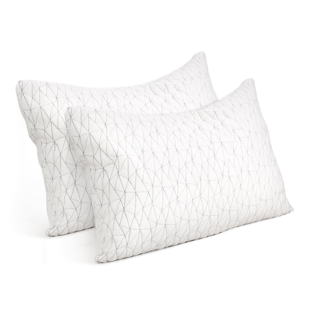 Giselle Bedding Memory Foam Pillow Single Size Twin Pack 8