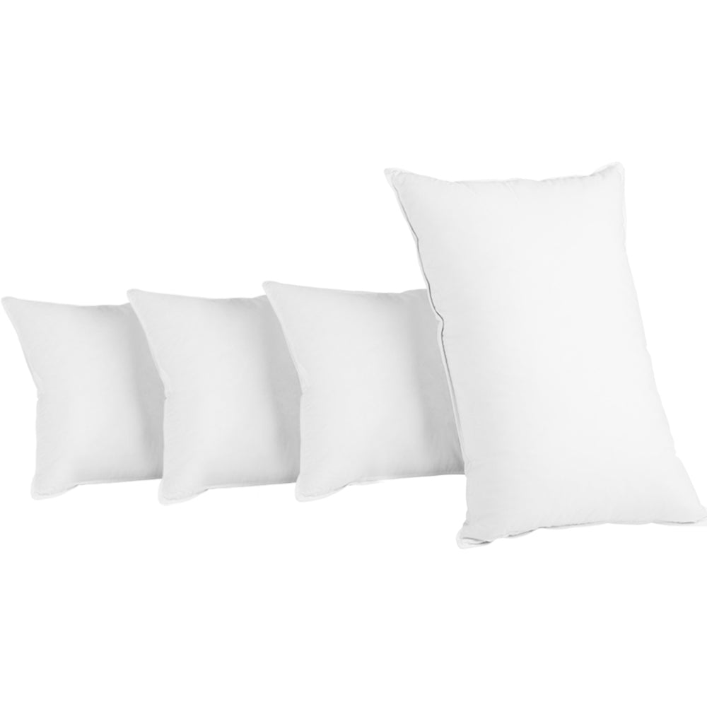 Giselle Bedding 4 Pack Bed Pillow Family Hotel 50X90CM 7