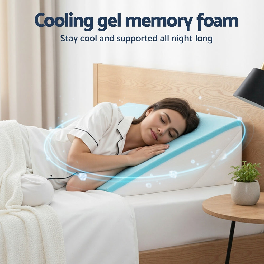 Giselle Bedding Adjustable Wedge Pillow Grey 6