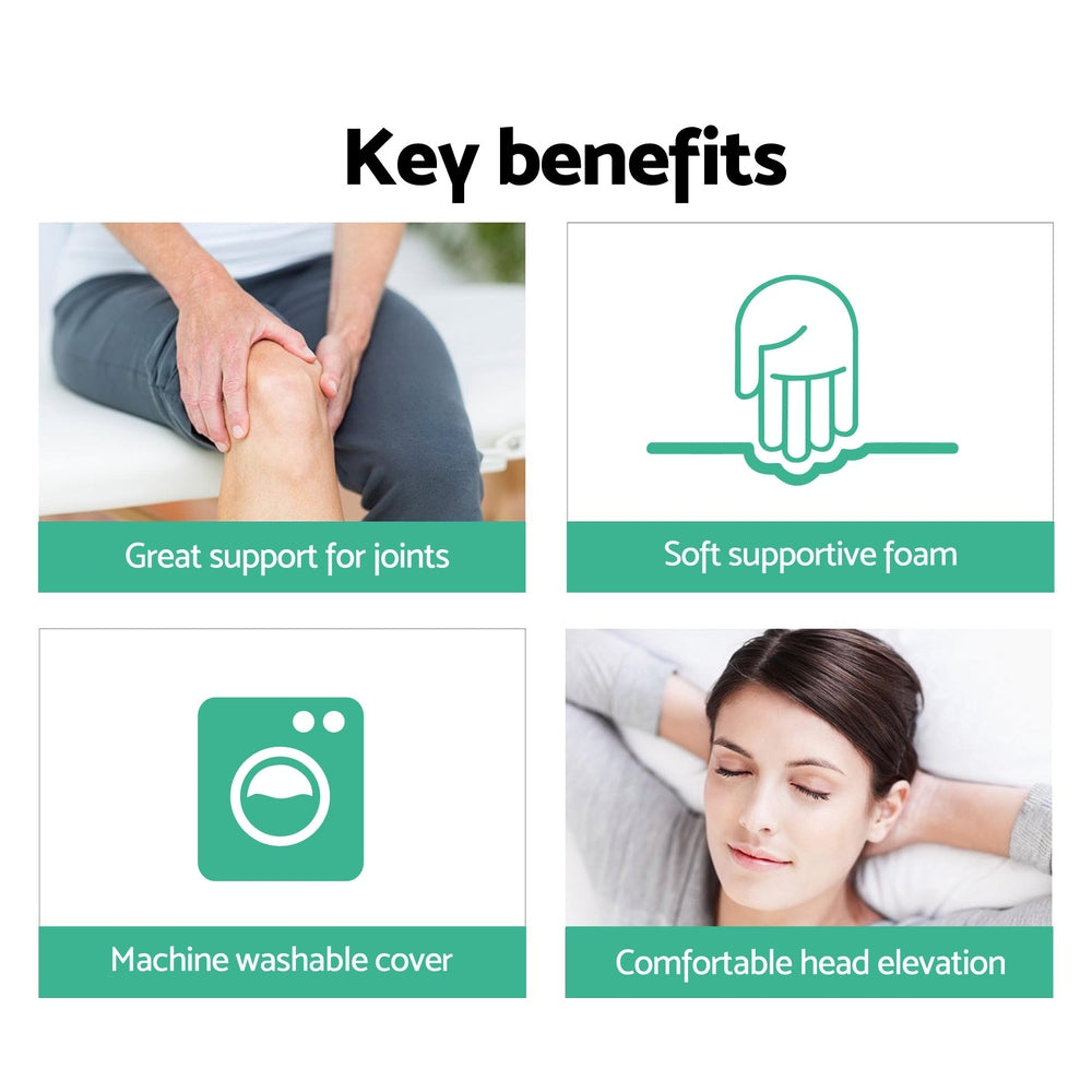 Giselle Bedding Wedge Pillow White Twin Pack 6