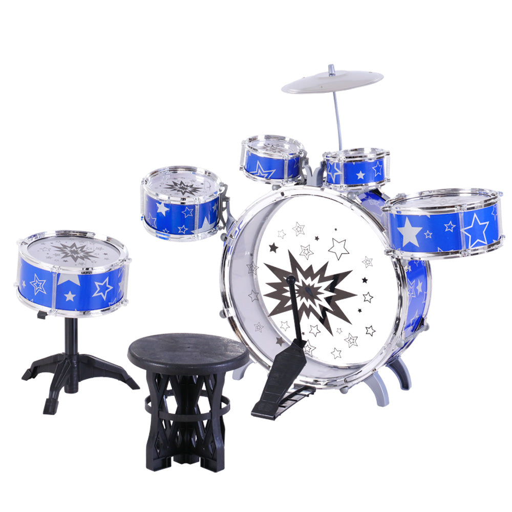 Keezi 11 Piece Kids Drum Set 3